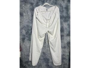 A New Day XL Regular White Drawstring Pants